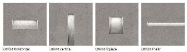 The Ghost line represents a revolution in the way of conceiving outdoor lighting.It works by “subtraction” rather than “addition”: no visible lighting fixture is added to the building’s structure, but on the contrary it consists in a void filled with light.The light comes directly from the structure and emphasizes the creative path envisaged by the lighting designer. Ghost is a sign, a bright pixel that appears or disappears marking the architectural rhythm.It is a primary element, similar to a brick. With a brick youcan build a small wall but also a cathedral.