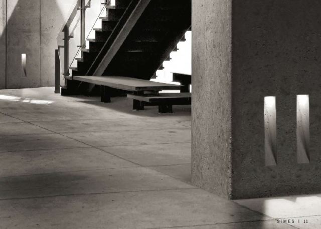 The Ghost line represents a revolution in the way of conceiving outdoor lighting.It works by “subtraction” rather than “addition”: no visible lighting fixture is added to the building’s structure, but on the contrary it consists in a void filled with light.The light comes directly from the structure and emphasizes the creative path envisaged by the lighting designer. Ghost is a sign, a bright pixel that appears or disappears marking the architectural rhythm.It is a primary element, similar to a brick. With a brick youcan build a small wall but also a cathedral.