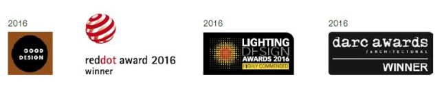 Reddot awards ,Lighting design awards, darc awards,good design 