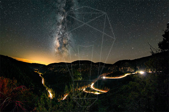 This is an image of night sky view without Light Pollution- thelightingblog.info