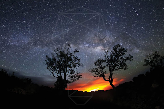 This is an image of night sky view without Light Pollution- thelightingblog.info