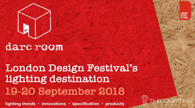 London Design Festival is back on this month . It is a curated, creative lighting exhibition for specifiers and designers and is returning for its second year in a new venue in the centre of London. darc room is the ‘new kid on the trade show block’ brought to you by arc and darc magazines and light collective, the team behind the darc awards.