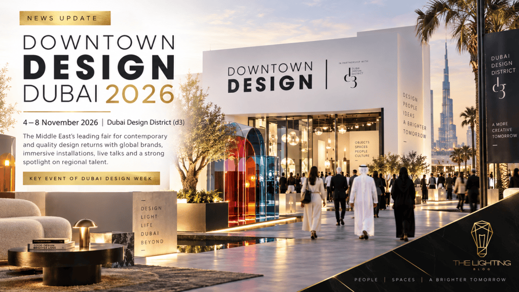 Downtown Design Dubai 2026 at Dubai Design District d3 – The Lighting Blog News